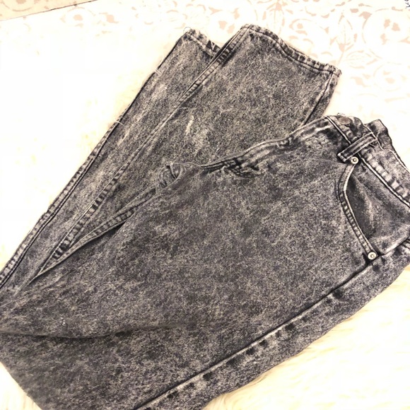 Levi's Denim - LEVIS VINTAGE ACID WASH DISTRESSED HIGH WAIST JEAN